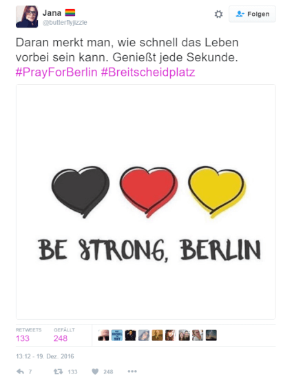 Pray for Berlin Twitter